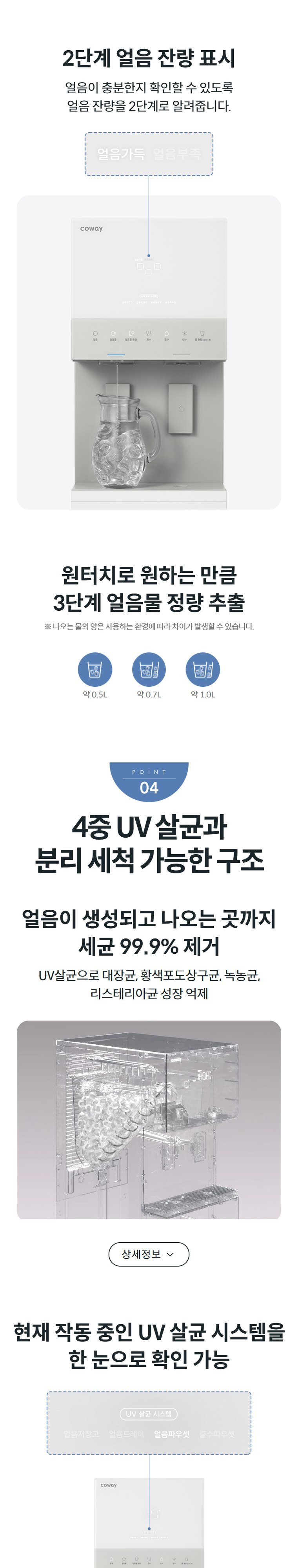 아이스 스탠드 3.0 얼음정수기 (얼음냉온정) 상세 안내 4