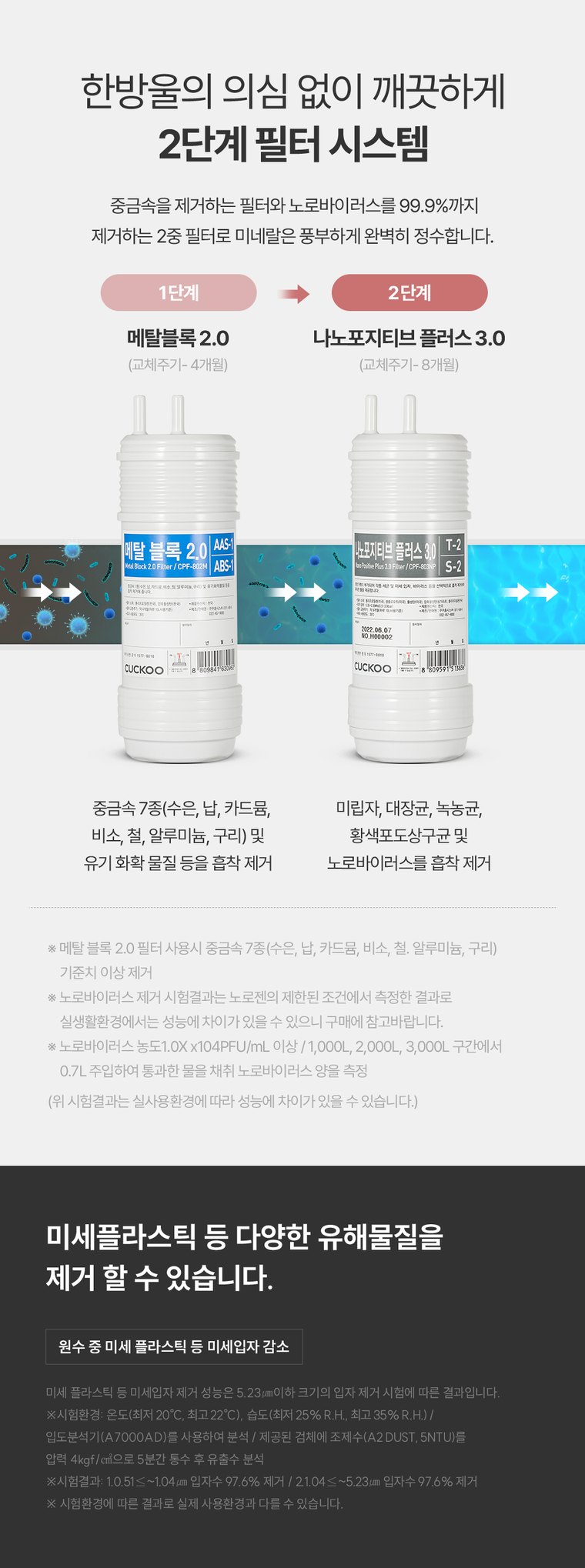 스팀100 정수기 (냉온정) 상세 안내 14