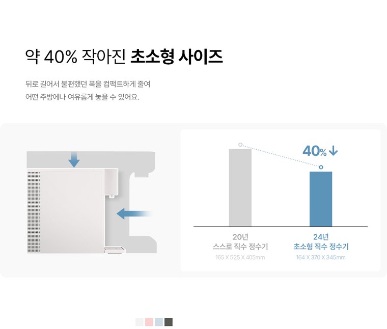 초소형 직수 정수기 (냉온정) 상세 안내 11